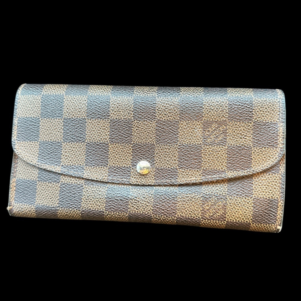 Louis Vuitton Brown Checkered Women's Wallet